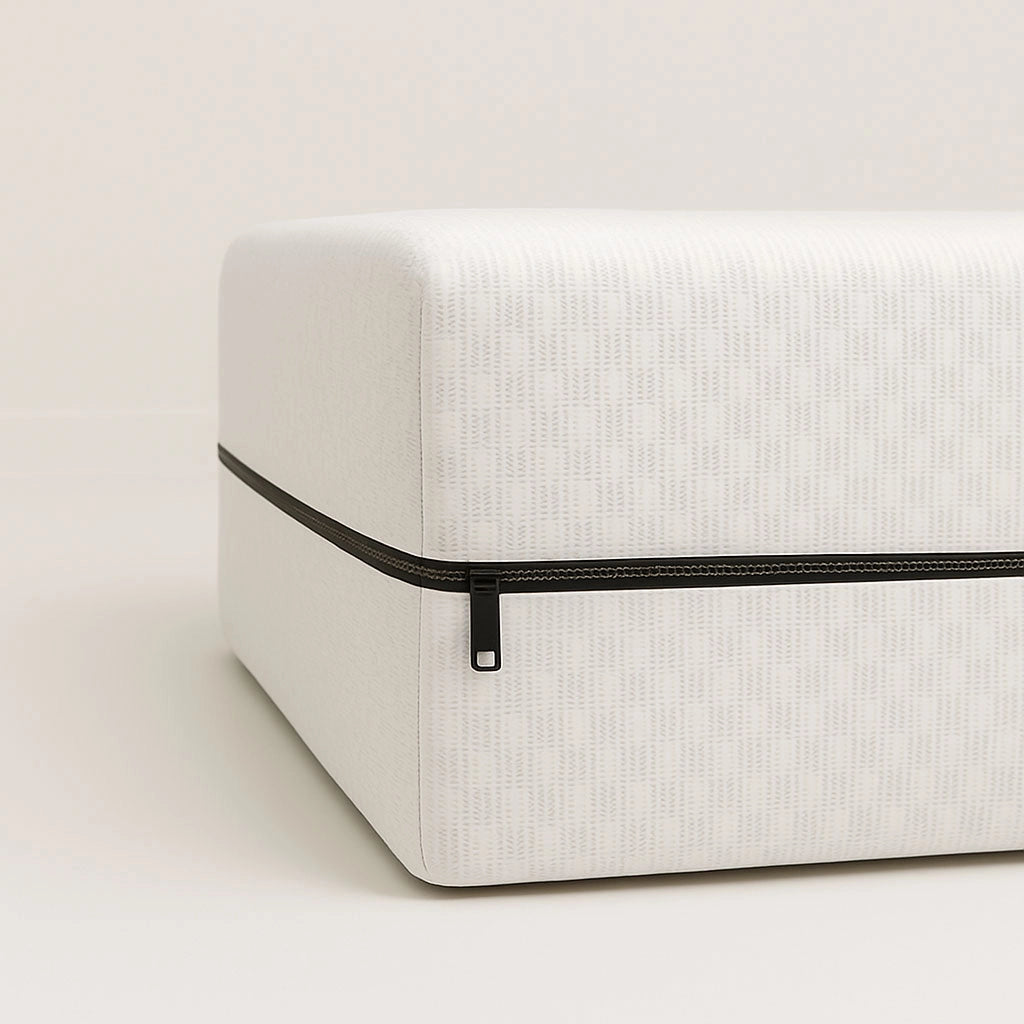 Materasso Matrimoniale 180x195 in Memory Foam h 25 cm. A 7 Zone Differenziate Ortopedico. Rivestimento Policot Fresco e Traspirante. Made in Italy 100%