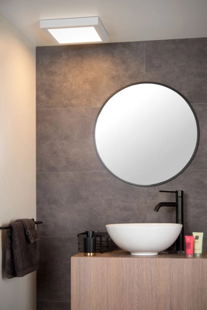 Plafoniera LED Lucide Brice quadrata 30cm 30W 3000K IP44