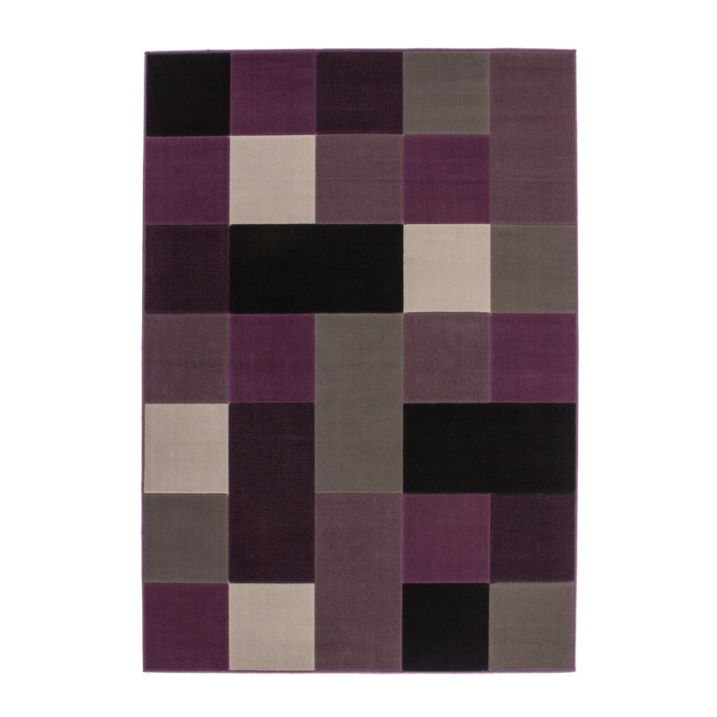 Tappeto Sona 2034 Moderno Patchwork Argento