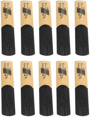 Set di Rieti per Saxofono Bb - Sterilità 2.5 - Pacchetto da 10 - Qualità Sonora Professionale - Compatibilità con Saxofoni Bb - Dimensione Costante - Durata di Vita Estesa - Rieti per Saxofono