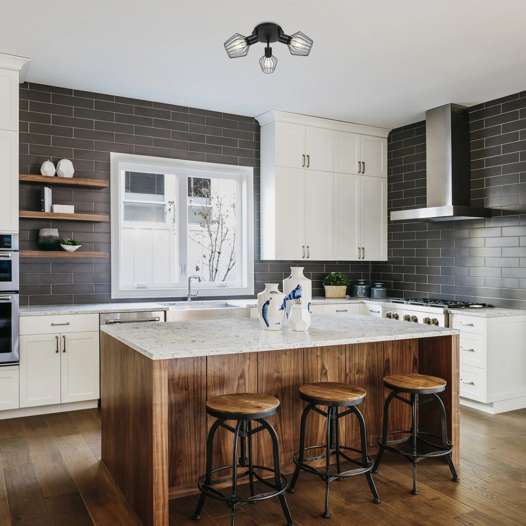 Faretto soffitto nero industriale 3xE27 3x40W Belano Rabalux
