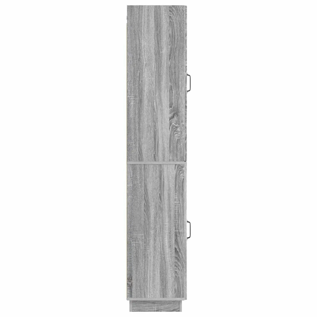 Set di armadi 2 pcs Sonoma grigio Legno ingegnerizzato 3416796