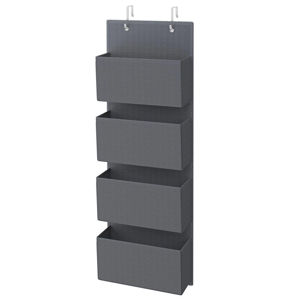 Valora ORGANIZER RDH04G Tessuto non tessuto grigio da appendere 4 scomparti
