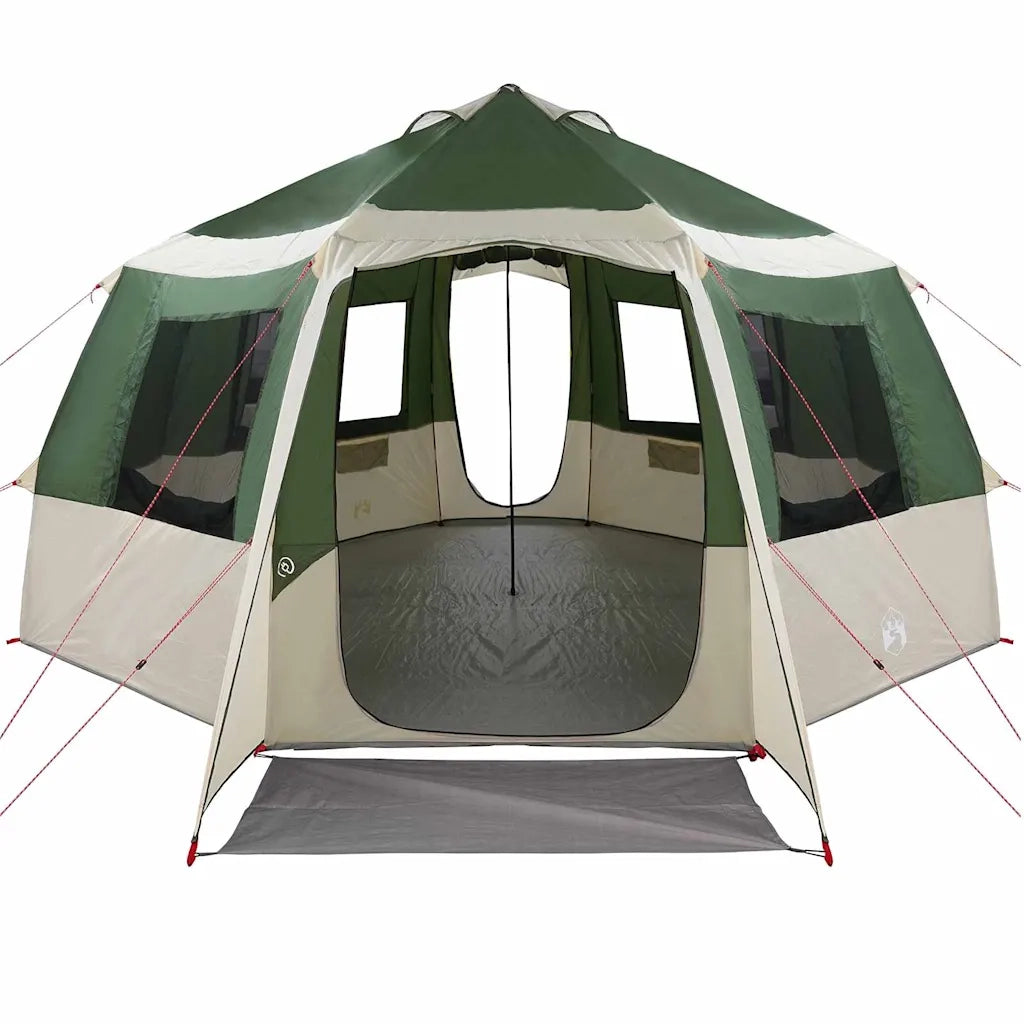 Tenda da campeggio per 12 persone con tetto Verde e Bianco 42001098