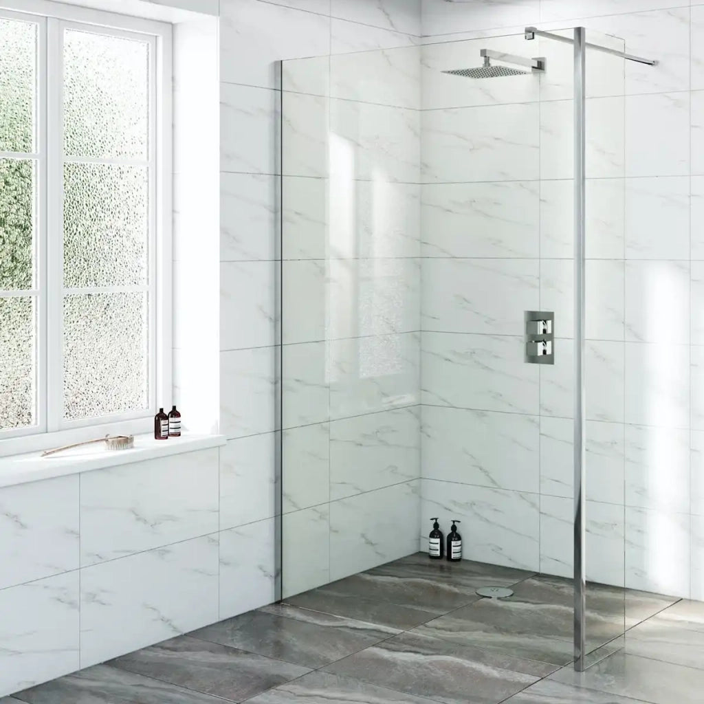 Soffione doccia ultraslim 30x30 cm orientabile cromato