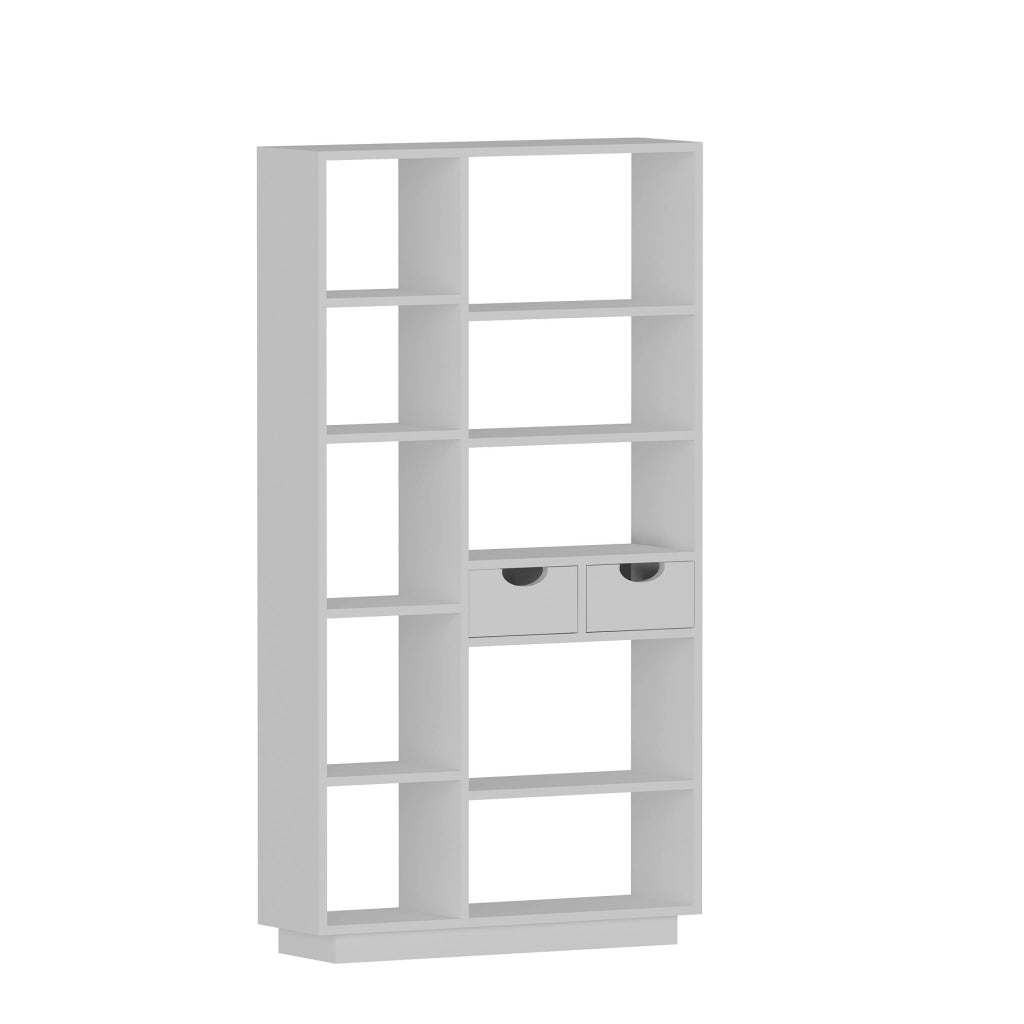 Libreria in legno "Luma" - 80 x 25 x 188 cm - Bianco
