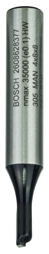 2608628377 - Fresa dritta, 8 mm, D1 4 mm, L 8 mm, G 51 mm 8 mm, D1 4 mm, L 8 mm, G 51 mm