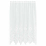 Tenda in Pizzo con tende Bianco 180 x 150 cm Poliestere