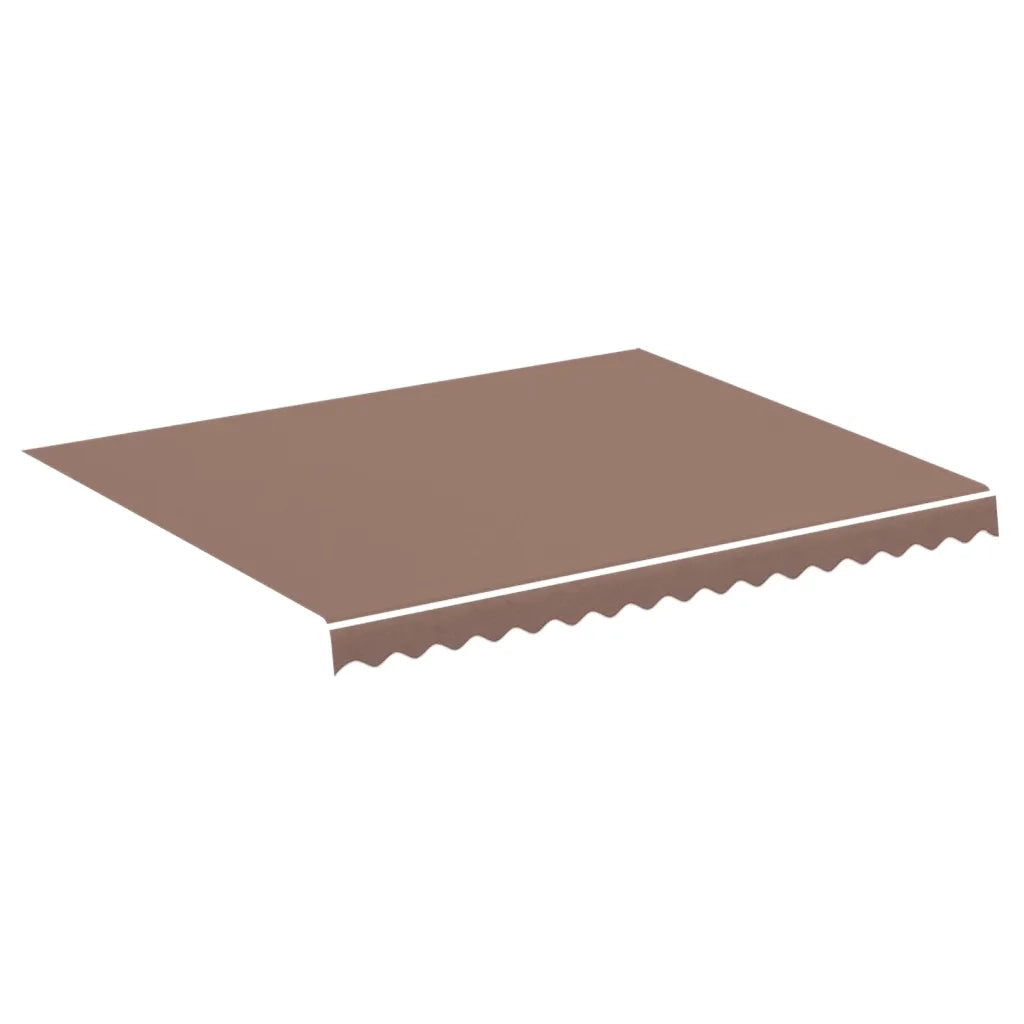 Tessuto di Ricambio per Tenda da Sole Marrone 300x250 cm Poliestere 311975