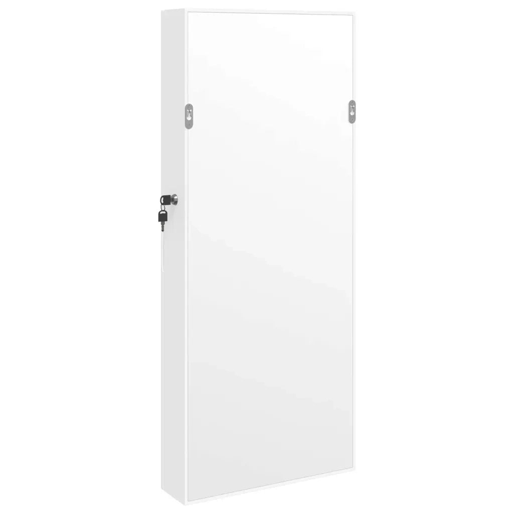 Armadio Portagioie a Specchio con Luci LED a Parete Bianco CFW6276362