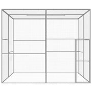 Gabbia per Gatti 3x3x2,5 m in Acciaio Zincato 146361