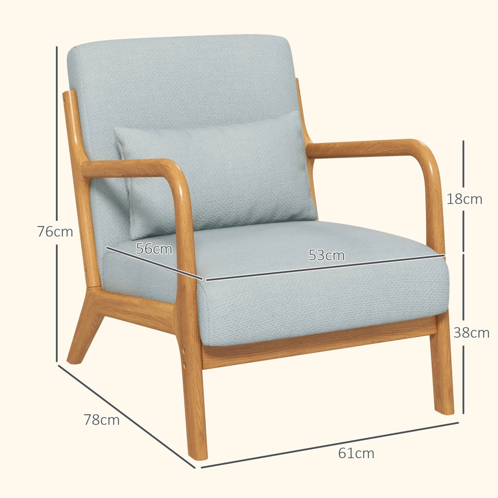 Poltrona a dondolo in legno massello ¨C zephmum ¨C grigio chiaro