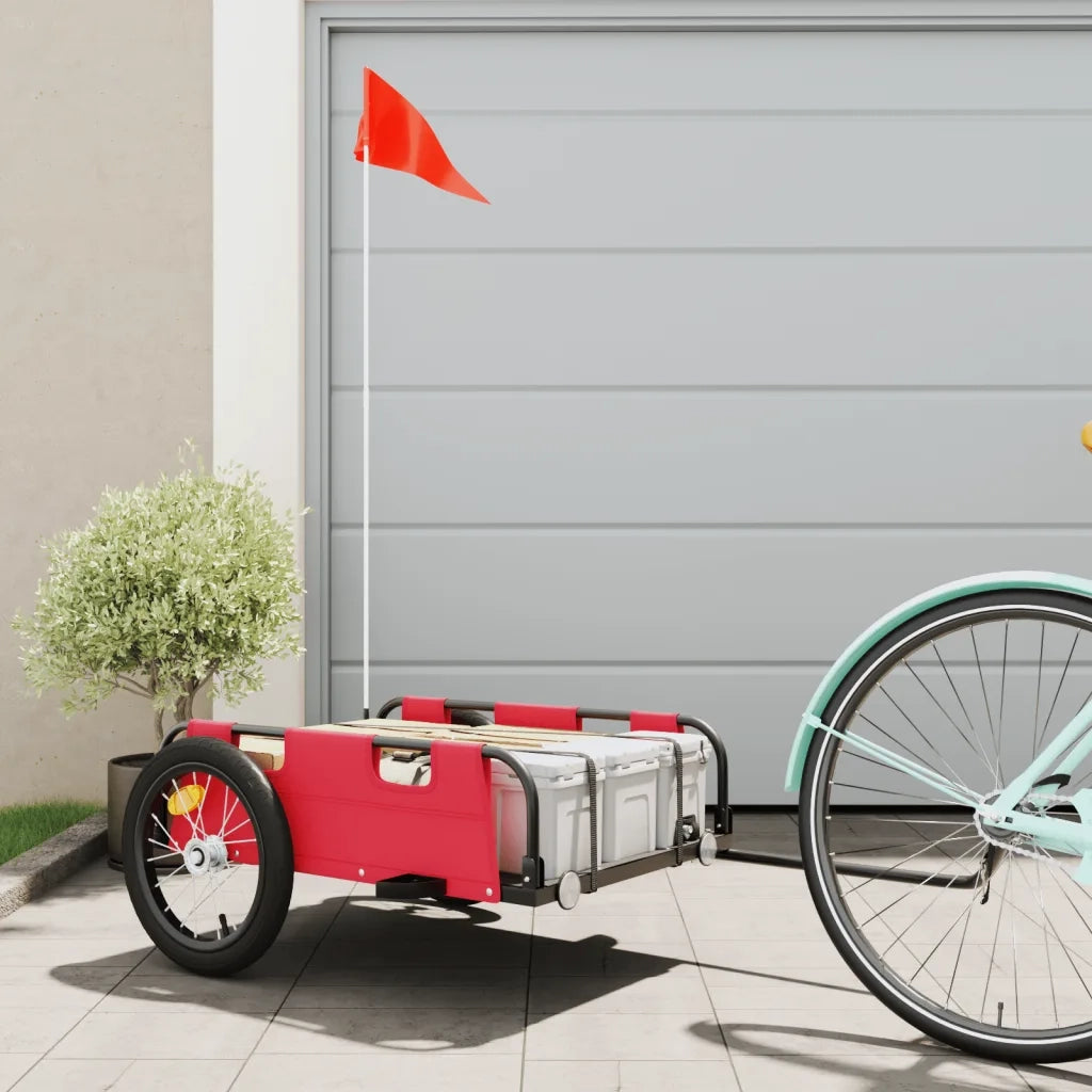 Rimorchio da Bici Rosso Oxford e Ferrocod mxl 118960