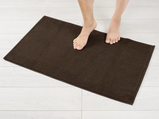 Matte da bagno in cotone 100% antiscivolo, 51x86 cm, assorbente, veloce asciugatura, lavabile.