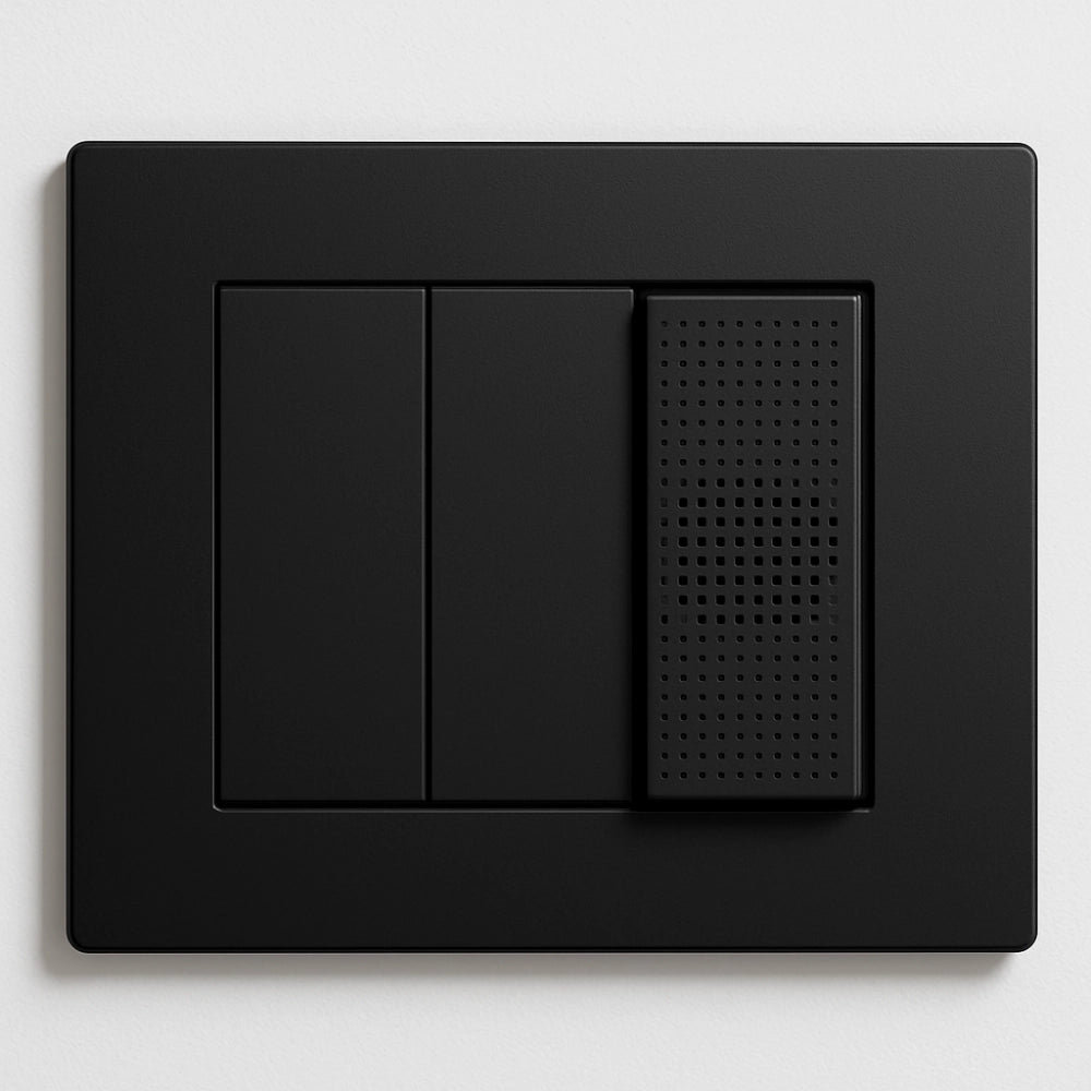 Cover suoneria bticino living now 1 modulo design elegante e funzionale *** colore nero, confezione 1