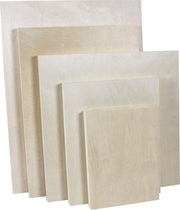 Base di pittura in legno 30 x 30 cm, aspetto 3D - 38 mm spesso, lotto da 2