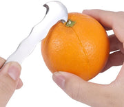 Schiacciafrutta a due pezzi in acciaio inossidabile - 13,2 x 2,8 cm / 18 x 2 cm - Flessibile e robusto