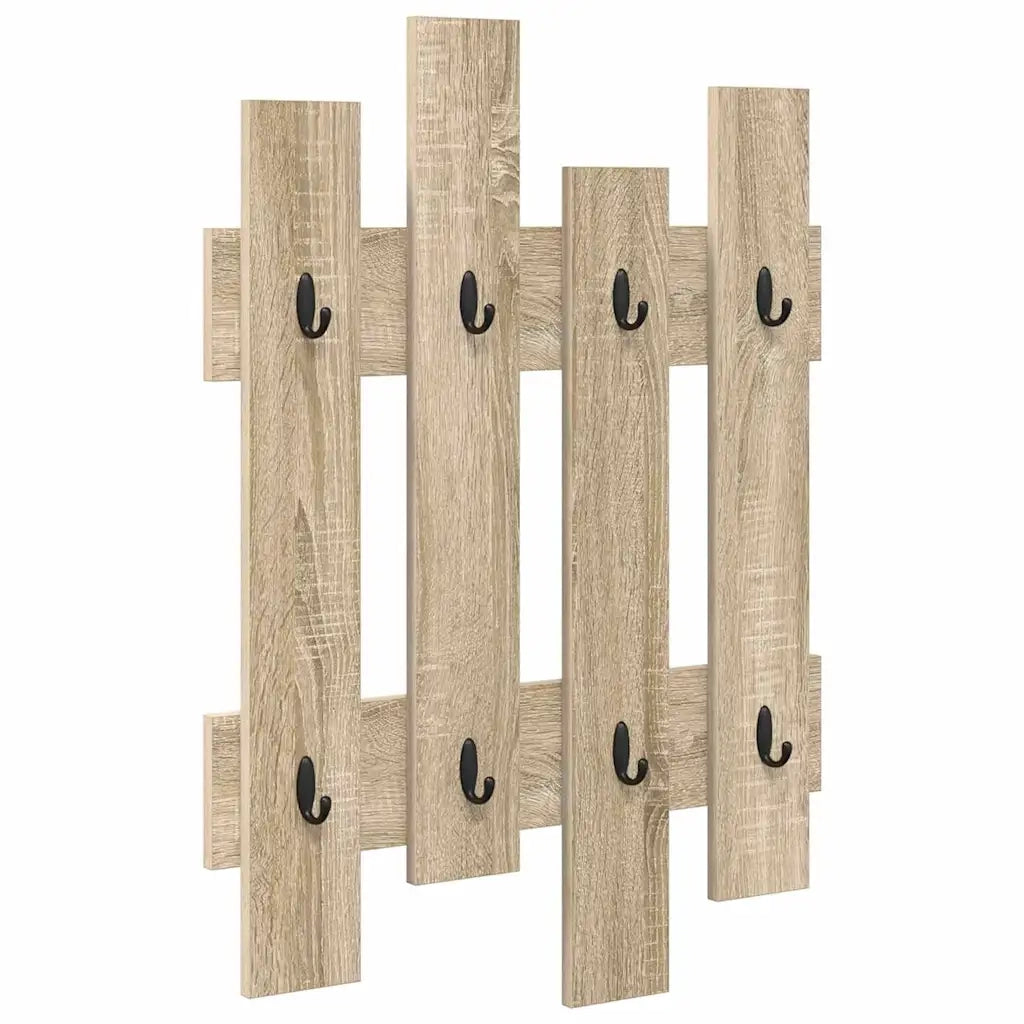 Appendiabiti a muro Rovere Sonoma 60 x 3 x 82 cm 874477