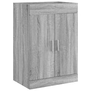 Mobiletto da Bagno Sotto Lavabo Sonoma grigio 56 x 37,5 x 81 cm