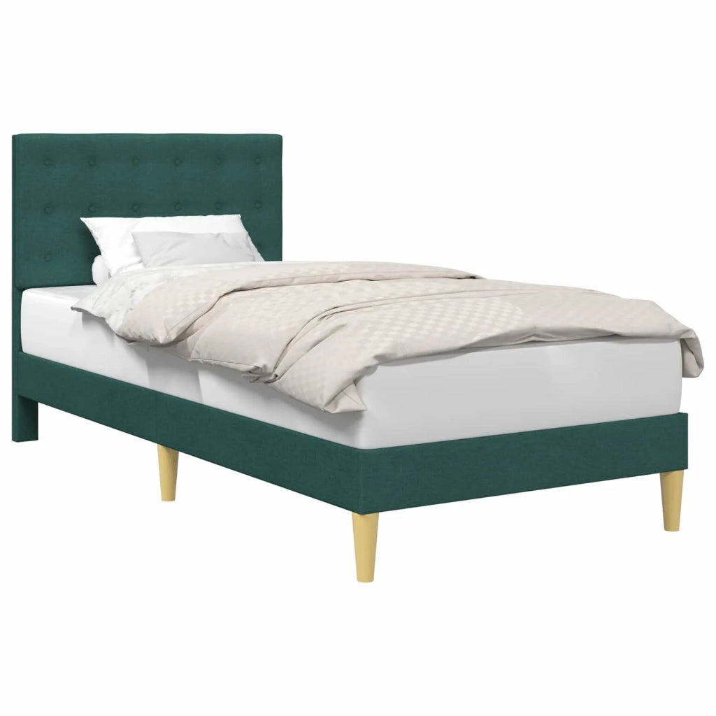 Struttura del letto Verde Scuro 80 x 200 cm Tessuto 42027758