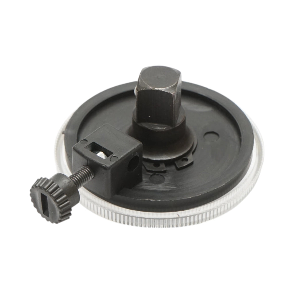 Adattatore per chiave dinamometrica da 1/2" con goniometro da 0 a 360 gradi. Breckner Germany