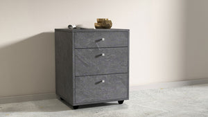 Cassettiera 3 Cassetti 47x45x61,2 cm Selina Report Grigio