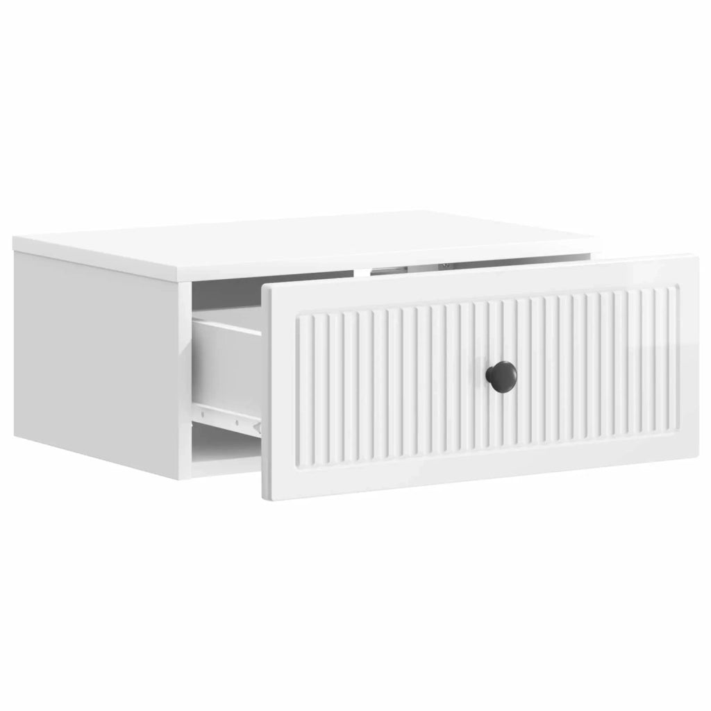 Armadio da Notte 2 pcs Bianco Lucido 49 x 34,5 x 20 cm 897944