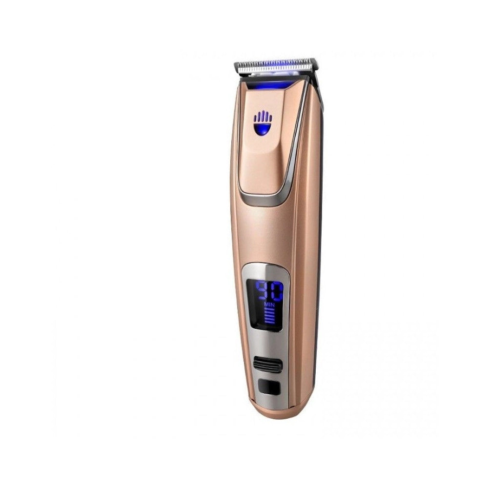 Trade Shop - Rasoio Taglia Capelli Elettrico Regola Barba Ricaricabile Display Pg102 -