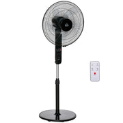 Ventilatore da terra ¨C zephmum ¨C Nero, metallo, ?44,5 x H110-124 cm