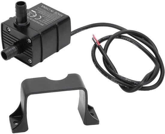 Pompa Idraulica IP68 Resistente All'Acqua - 12V 4,5W - Carico Massimo 300cm - Capacità di Scarico 240L/H - Doppia Pompa - Facile da Pulire - Pompa Idraulica