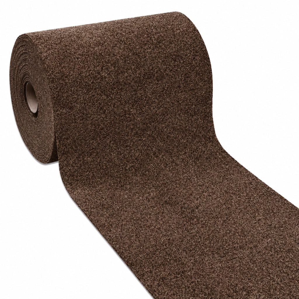 Tappeto Passatoia Tessile Patch H 52 cm 20 m Lineari Colore Marrone