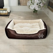 Lettino per Cani Marrone e Beige XXL CFW3575250