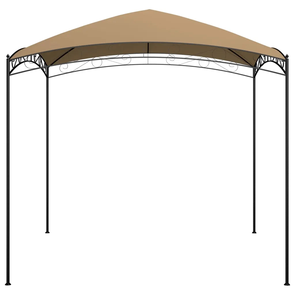 Gazebo 3x3x2,65 m Grigio Talpa 180 g/mÂ²