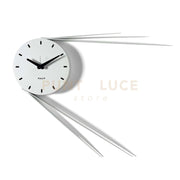 Orologio da parete di design Traslo Bianco marmo