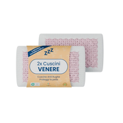 Coppia | Cuscino AntiRughe - Proteggi la Pelle - Venere - 12x42x12cm