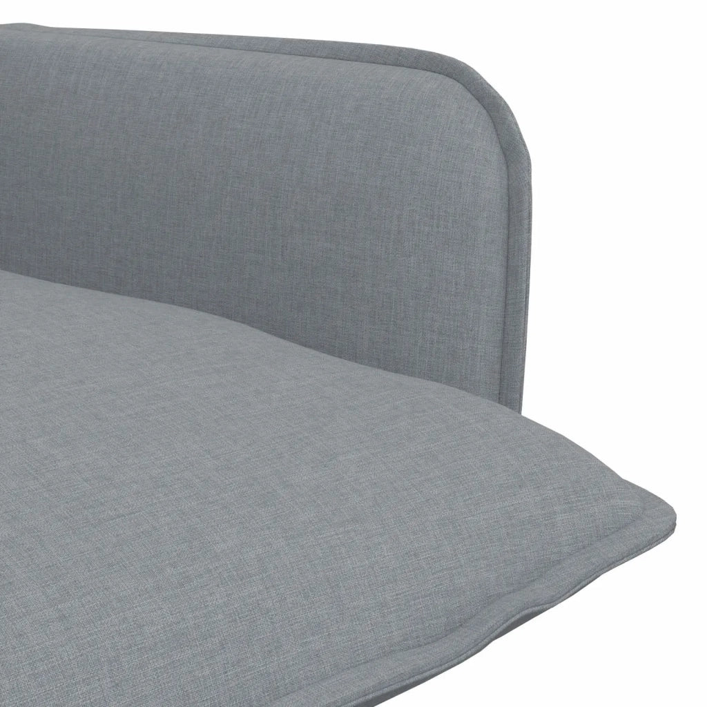 Poltrona Grigio Chiaro Tessuto 42047698