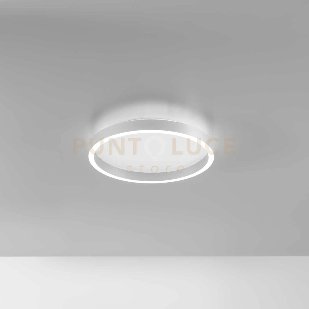 AELA P/P - PLAFONIERA A LED IN ALLUMINIO BIANCO 1800-1900lm 3000-4000K 30W+6W D.40CM