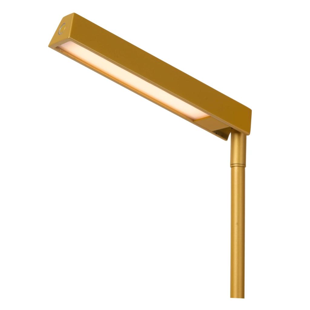 Lampada da scrivania moderna gialla LED dimmer Lucide