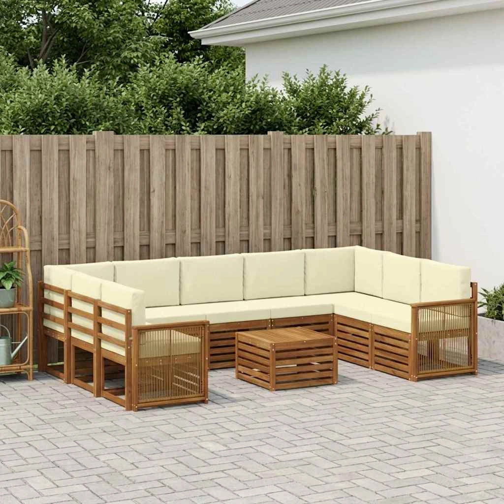 Set divani Legno di Acacia Massello 3384866