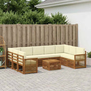 Set divani Legno di Acacia Massello 3384866