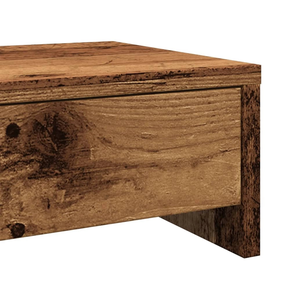Supporto per monitor mobile da scrivania con cassetti legno invecchiato legno ingegnerizzato marrone 02_0044949
