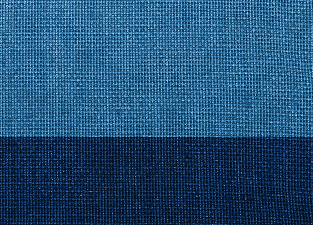 Copritavolo Salotto/Cucina Cinigliato Bordo Applicato Modello Intreccio - 140x180 - Blu