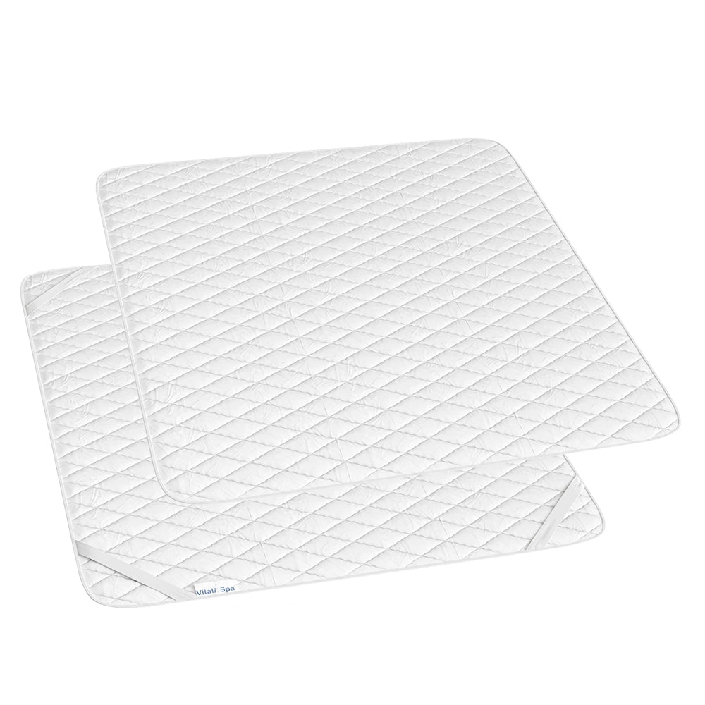 Vitalispa Сoprimaterasso Bianco 180 x 200 cm Cuciture