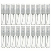 Set di atomizzatori 20 pezzi - Flacone di profumo riutilizzabile - 3ml - Vetrino - Strumento per trucco - Ideale per viaggi - Flacone di profumo portatile
