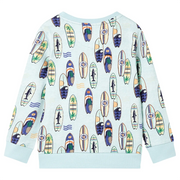 Felpa da Bambino Blu Tenue M¨¦lange 140