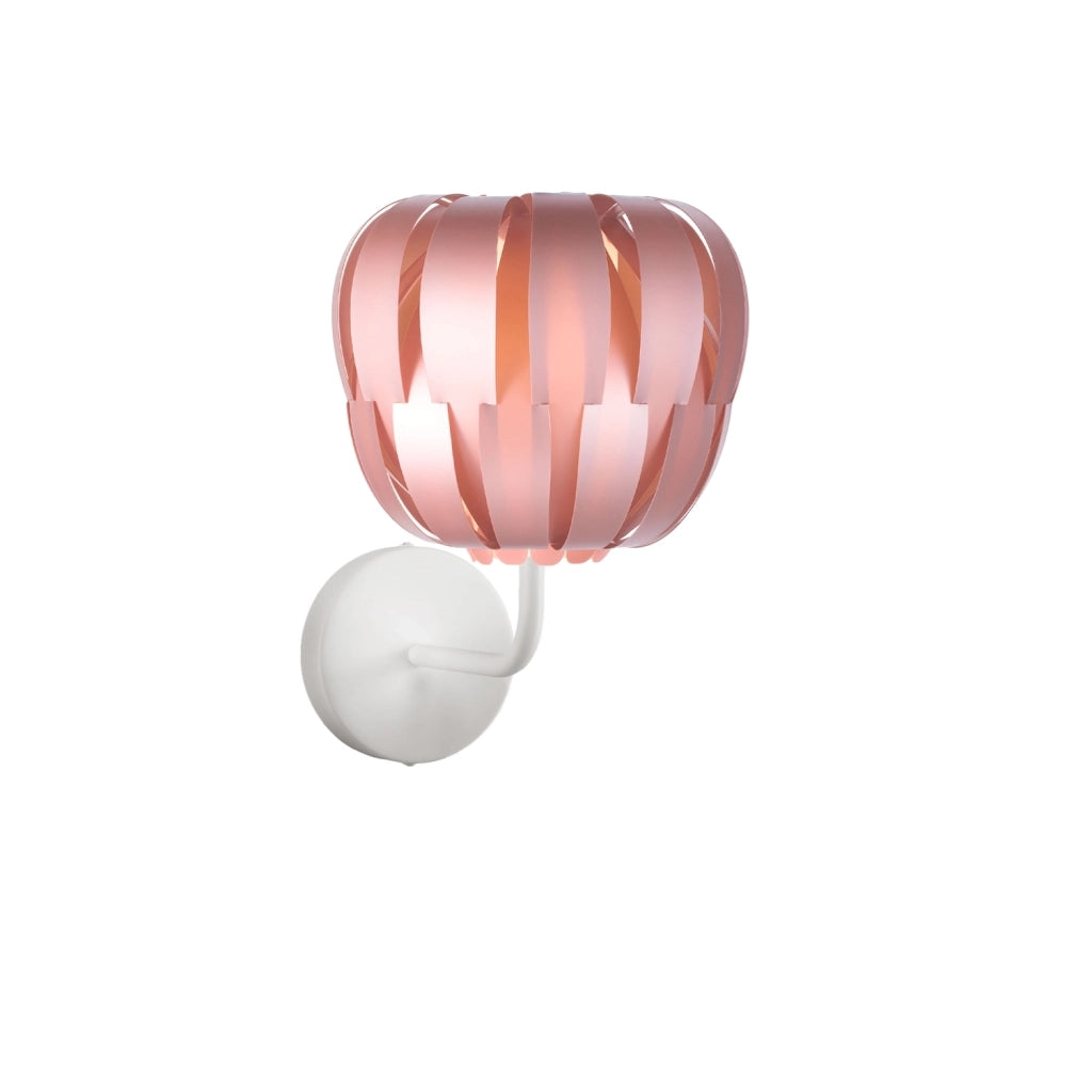 Applique Moderna Queen Polilux ® Pink Metal E Metallo 1 Luce E27