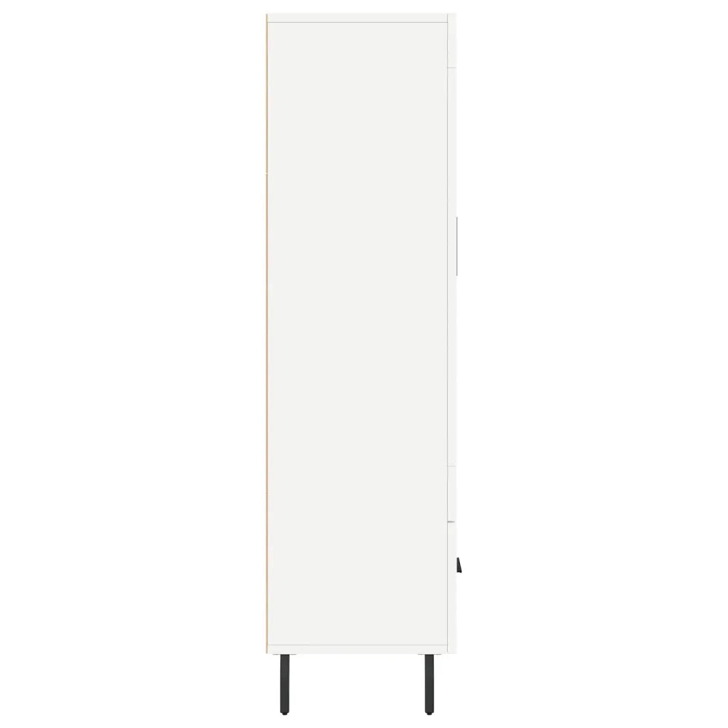 Credenza | Madia | Buffet da pranzo | Armadio da pranzo Bianca 69,5x31x115 cm in Legno Multistrato