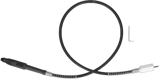 Elettroboratrice Flessibile - Testa Bozzo 3,2 mm - Lunghezza 1,1 m - Materiale Cottolengo e Gomma - Adatta per Strumento Rotante - Ideale per Hobby