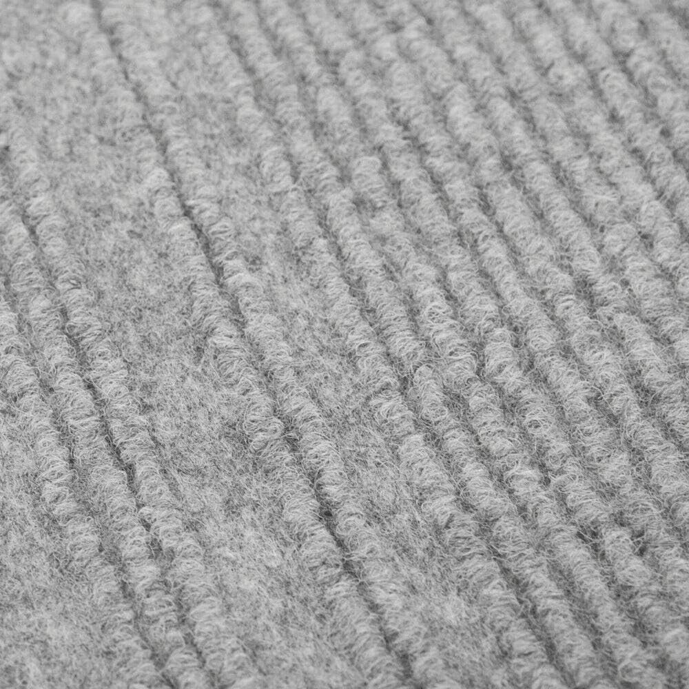 Tappeto Passatoia Antiscivolo 67x340 cm Interno Esterno Corridoio Scala Assorbente Grigio