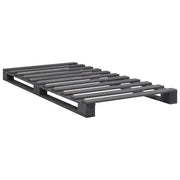 Giroletto in Pallet Grigio Legno Massello di Pino 90x200 cm 285248